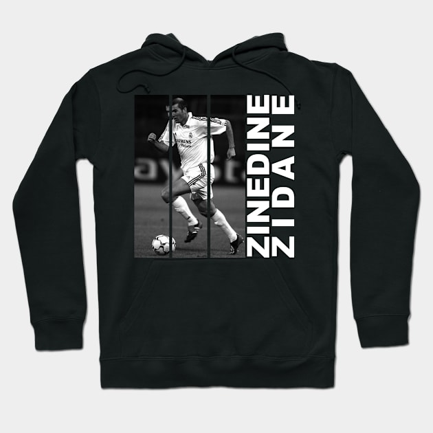 Zinedine Zidane Hoodie by Jai